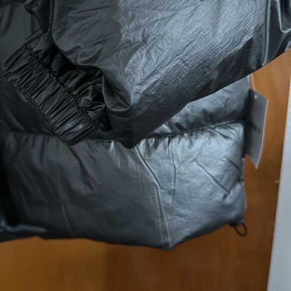 Puffer Jacket Womens Medium Gray - Picture 3 of 4